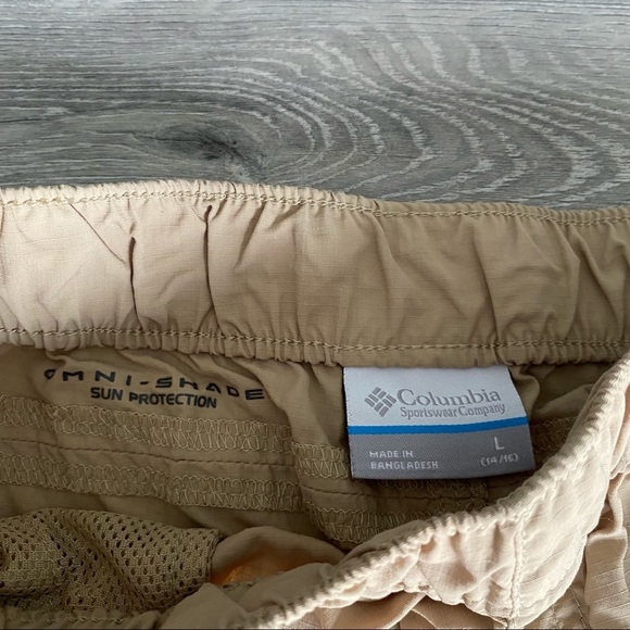 Columbia Omni-Shade Pull over Boy Pants in Cream - Picture 5 of 8